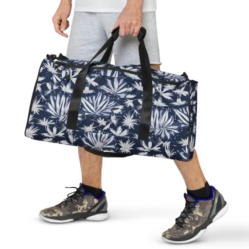 Moonlit Chrysanthemum on a Duffle Bag