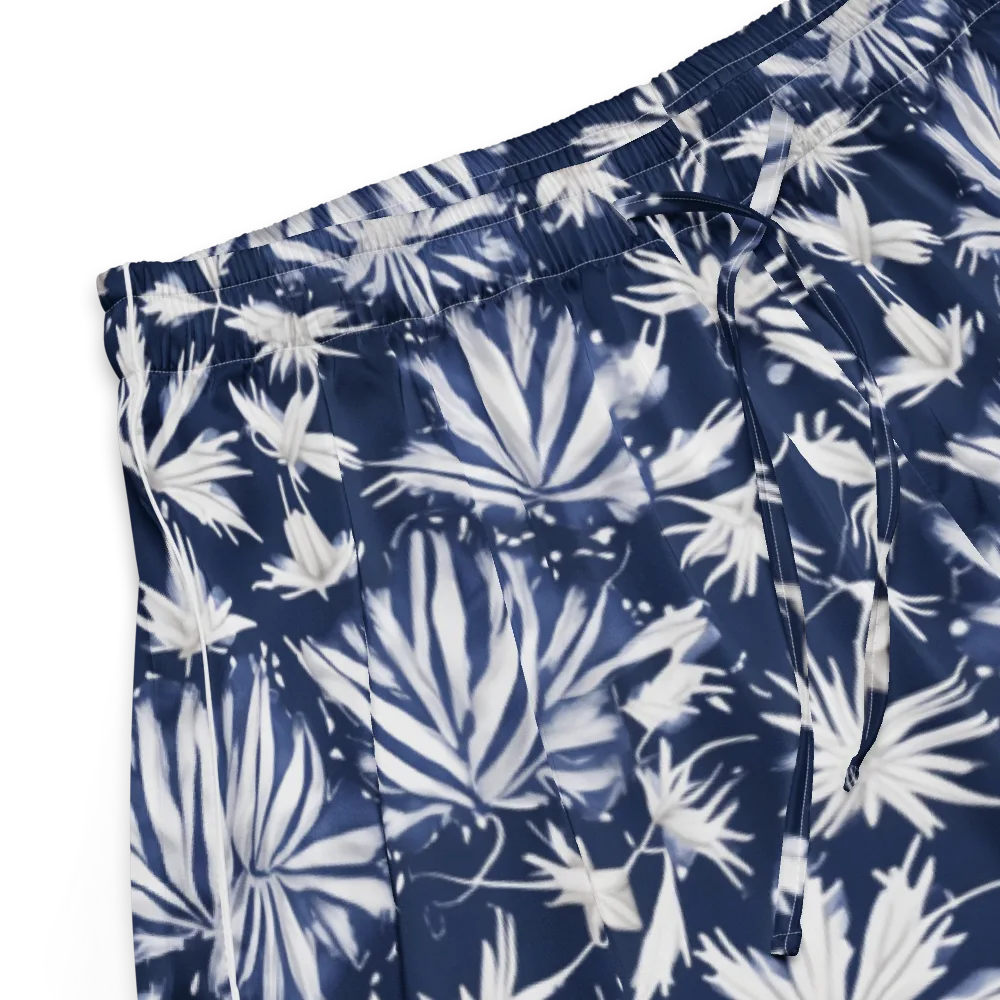 Moonlit Chrysanthemum on Women's Pajama Shorts — Product details