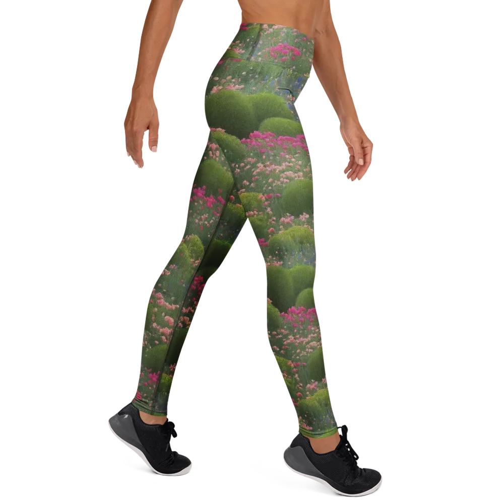 Meadow Mirage on Yoga Leggings — Right