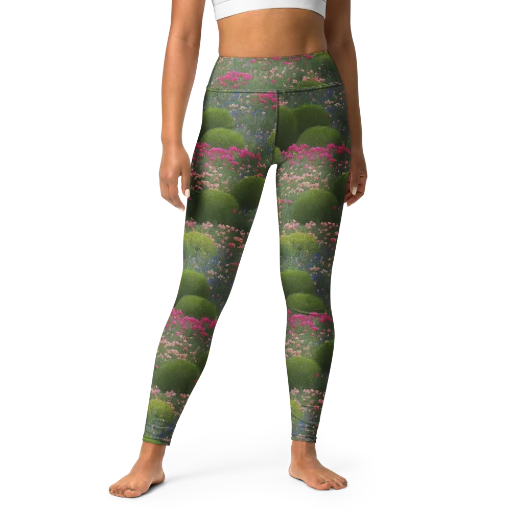 Meadow Mirage on Yoga Leggings — Front