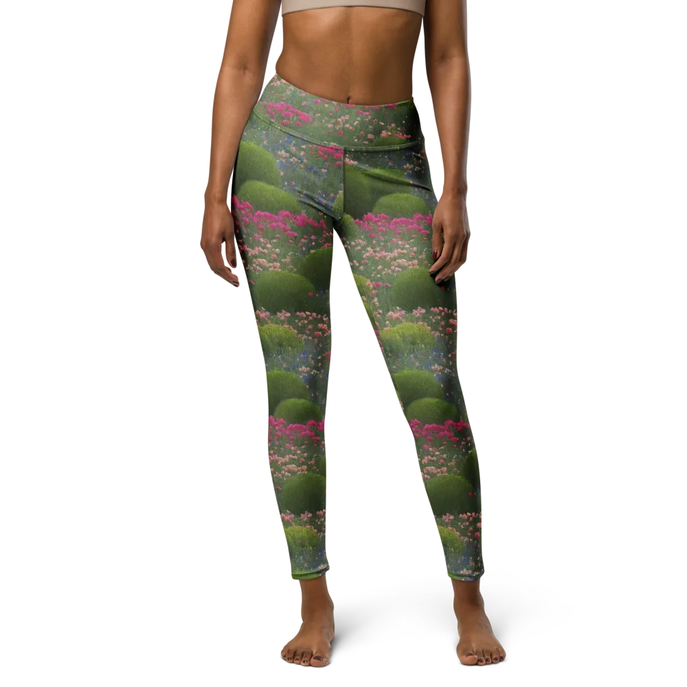 Meadow Mirage on Yoga Leggings — Front