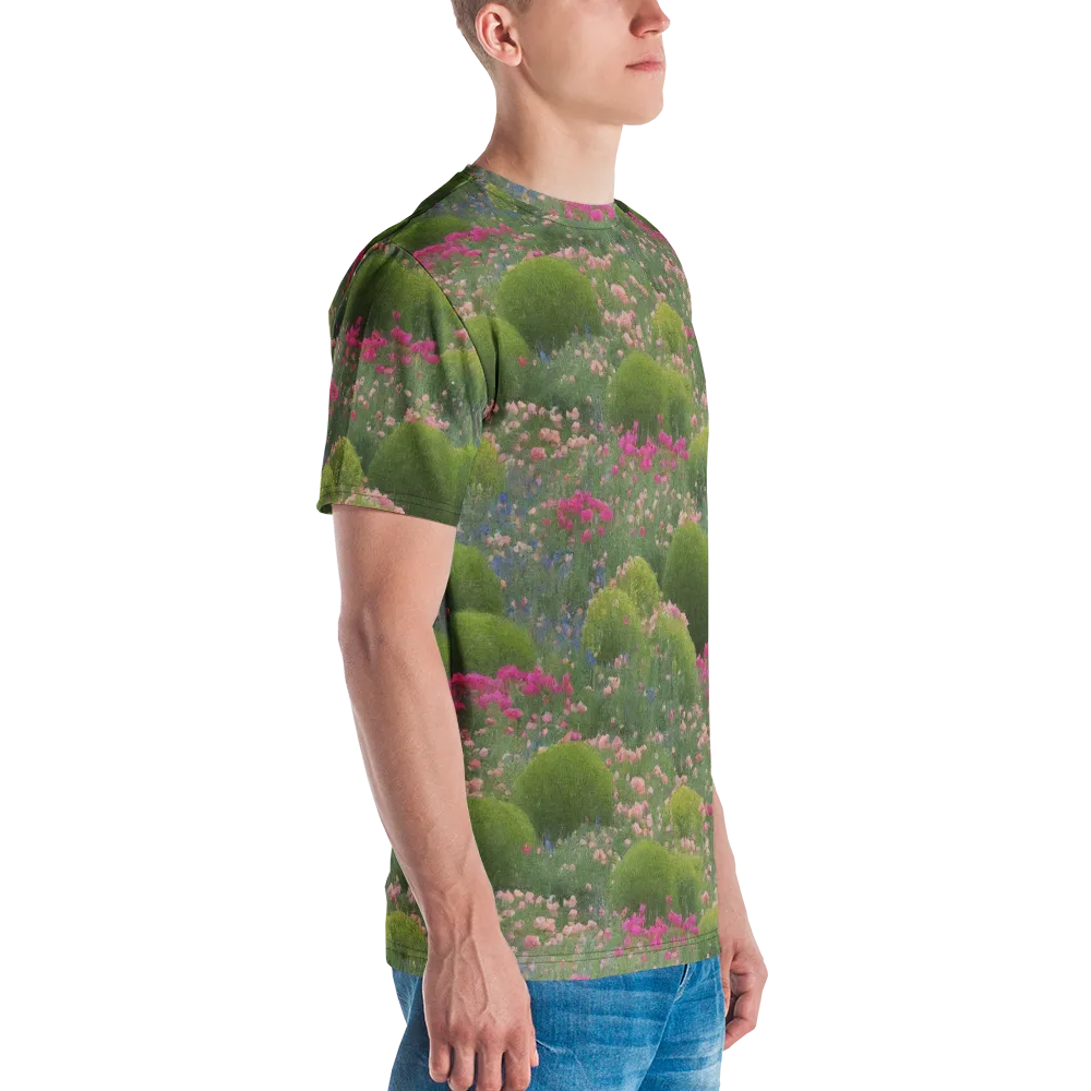 Meadow Mirage on Men's Crew Neck T-Shirt — Right