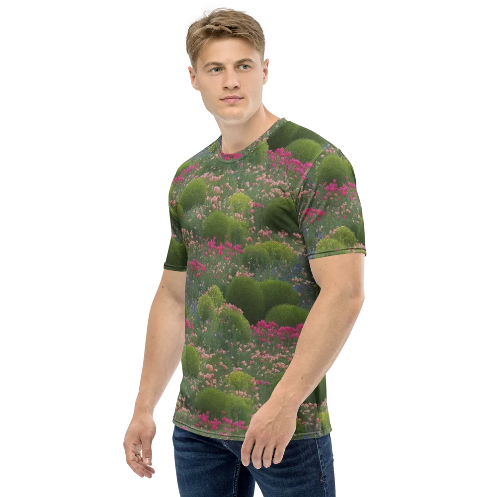Meadow Mirage on Men's Crew Neck T-Shirt — Left
