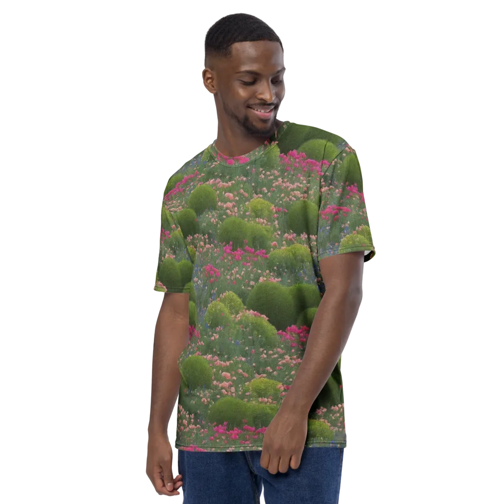 Meadow Mirage on Men's Crew Neck T-Shirt — Left
