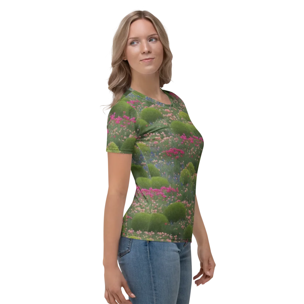 Meadow Mirage on Women's Crew Neck T-Shirt — Right