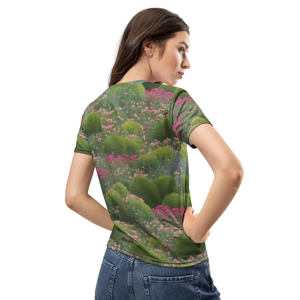 Meadow Mirage on Women's Crew Neck T-Shirt — Back