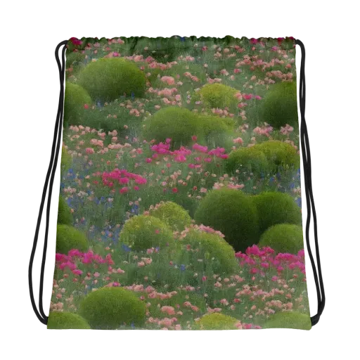 Meadow Mirage on a Drawstring Bag