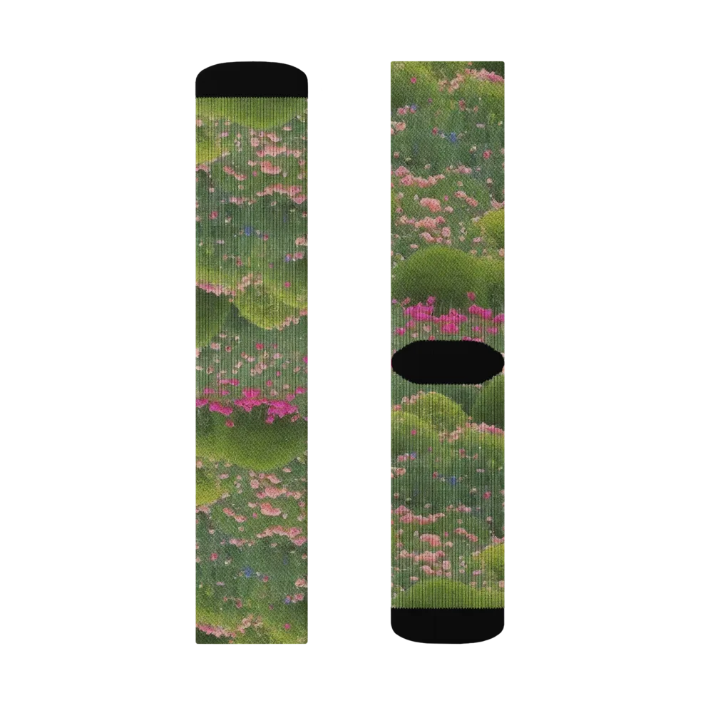 Meadow Mirage on Socks — Right Sock