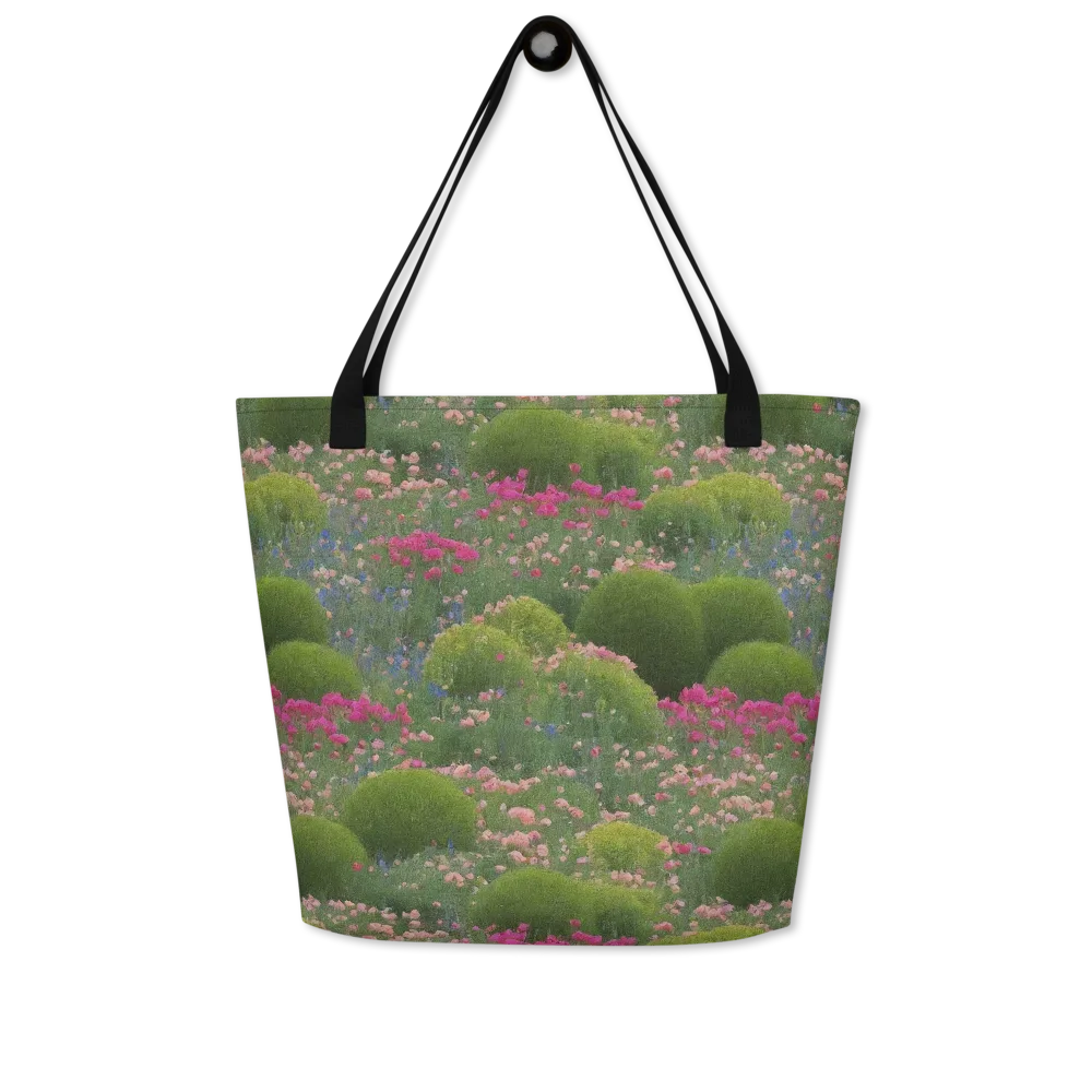 Meadow Mirage on Large Tote Bag W/ Pocket — Front