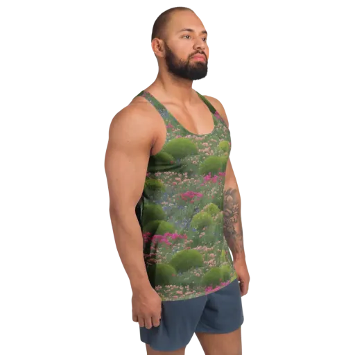 Meadow Mirage on a Men's Tank Top