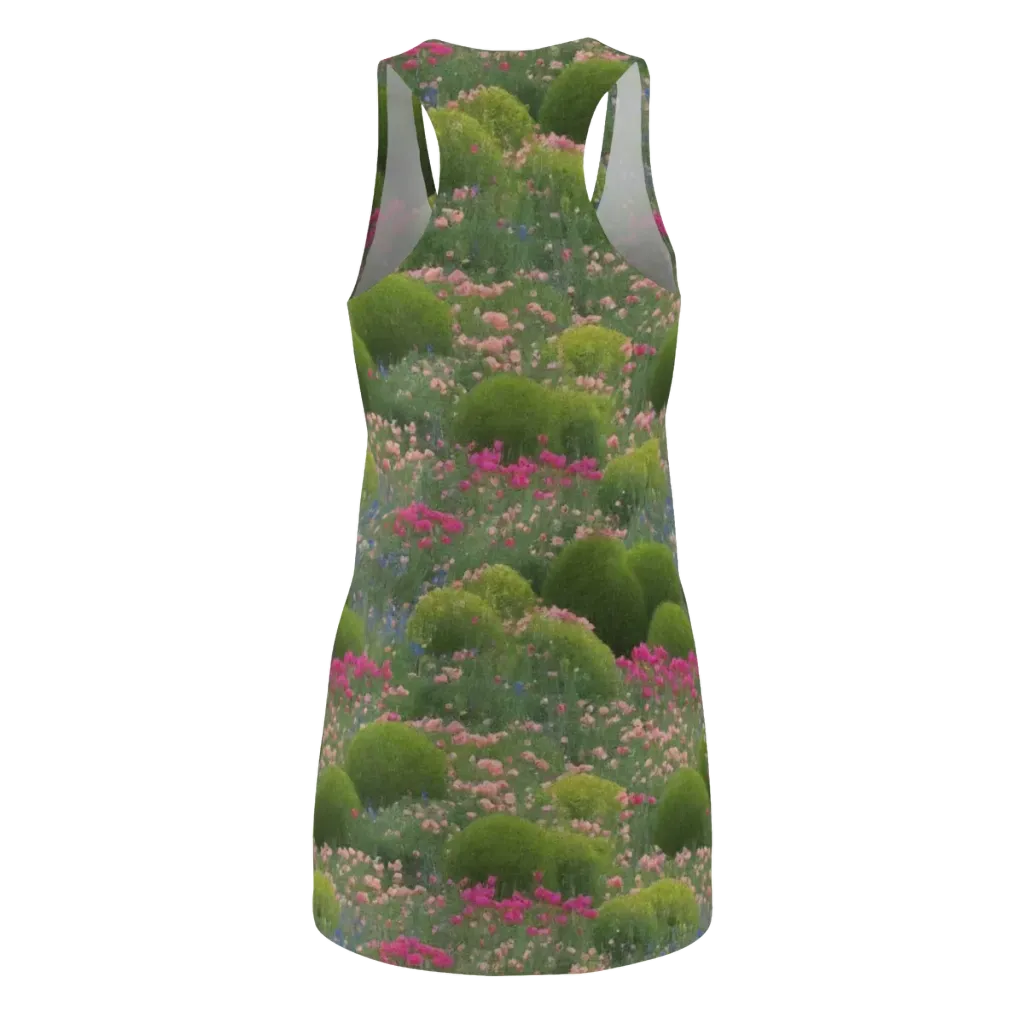 Meadow Mirage on Racerback Dress — Back