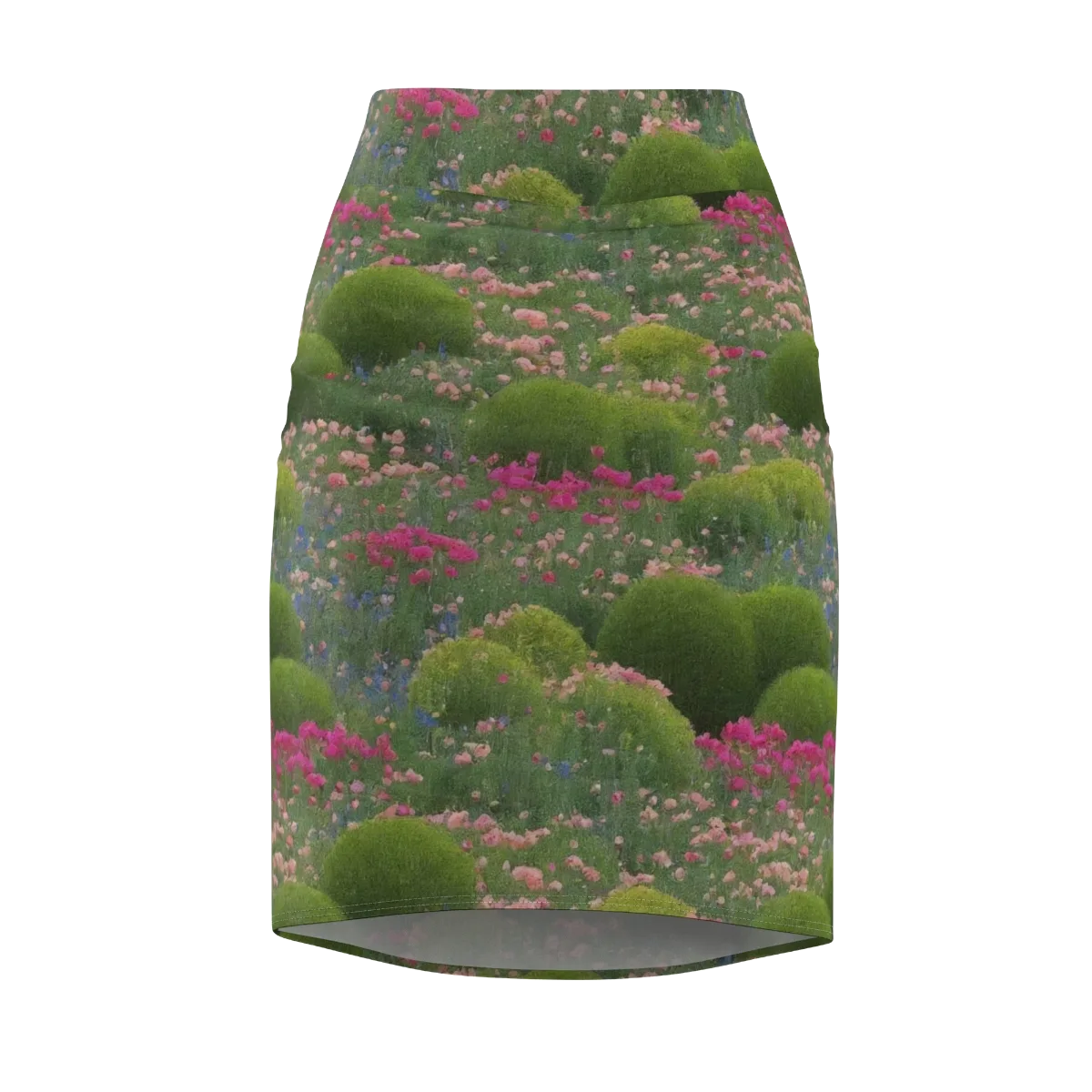 Meadow Mirage on Pencil Skirt — Front