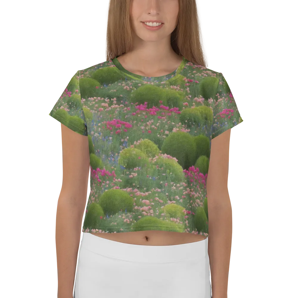 Meadow Mirage on Crop Tee — Front