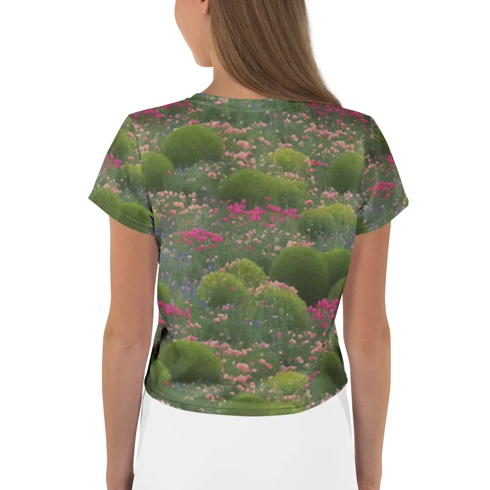 Meadow Mirage on Crop Tee — Back