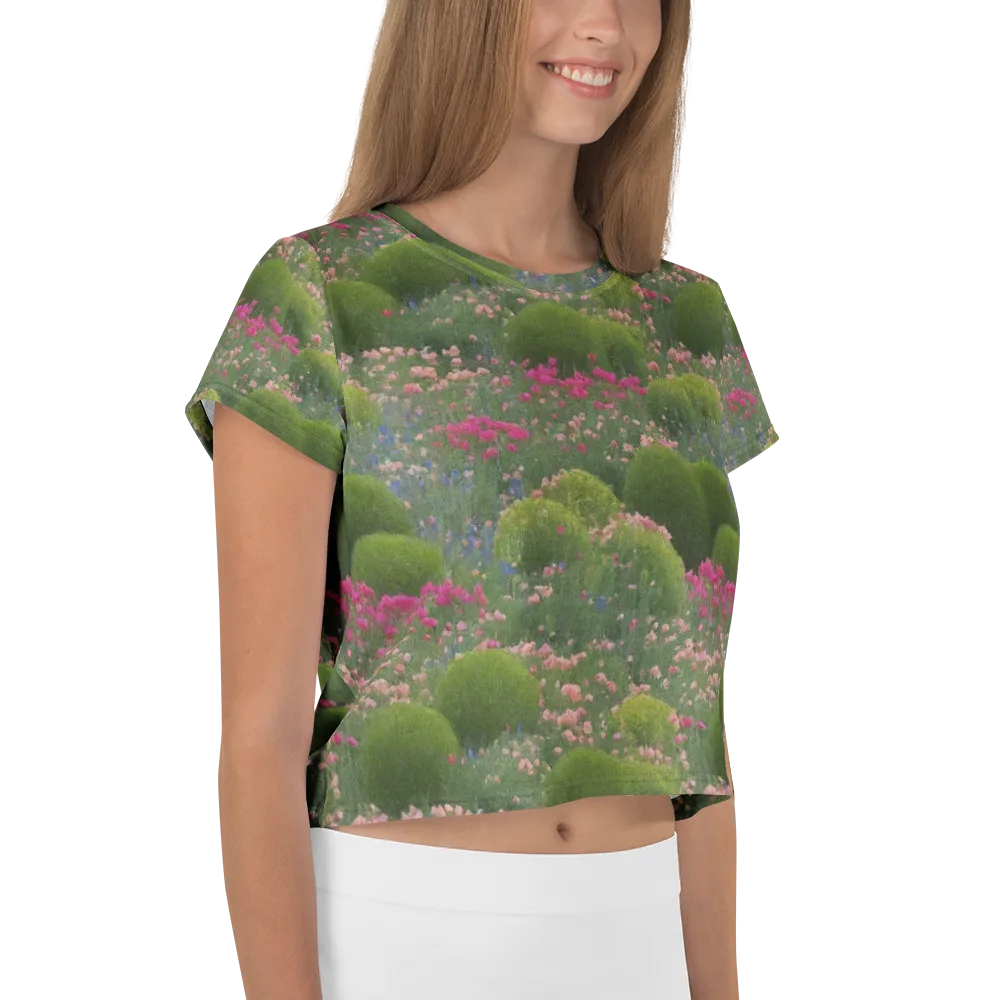 Meadow Mirage on Crop Tee — Right