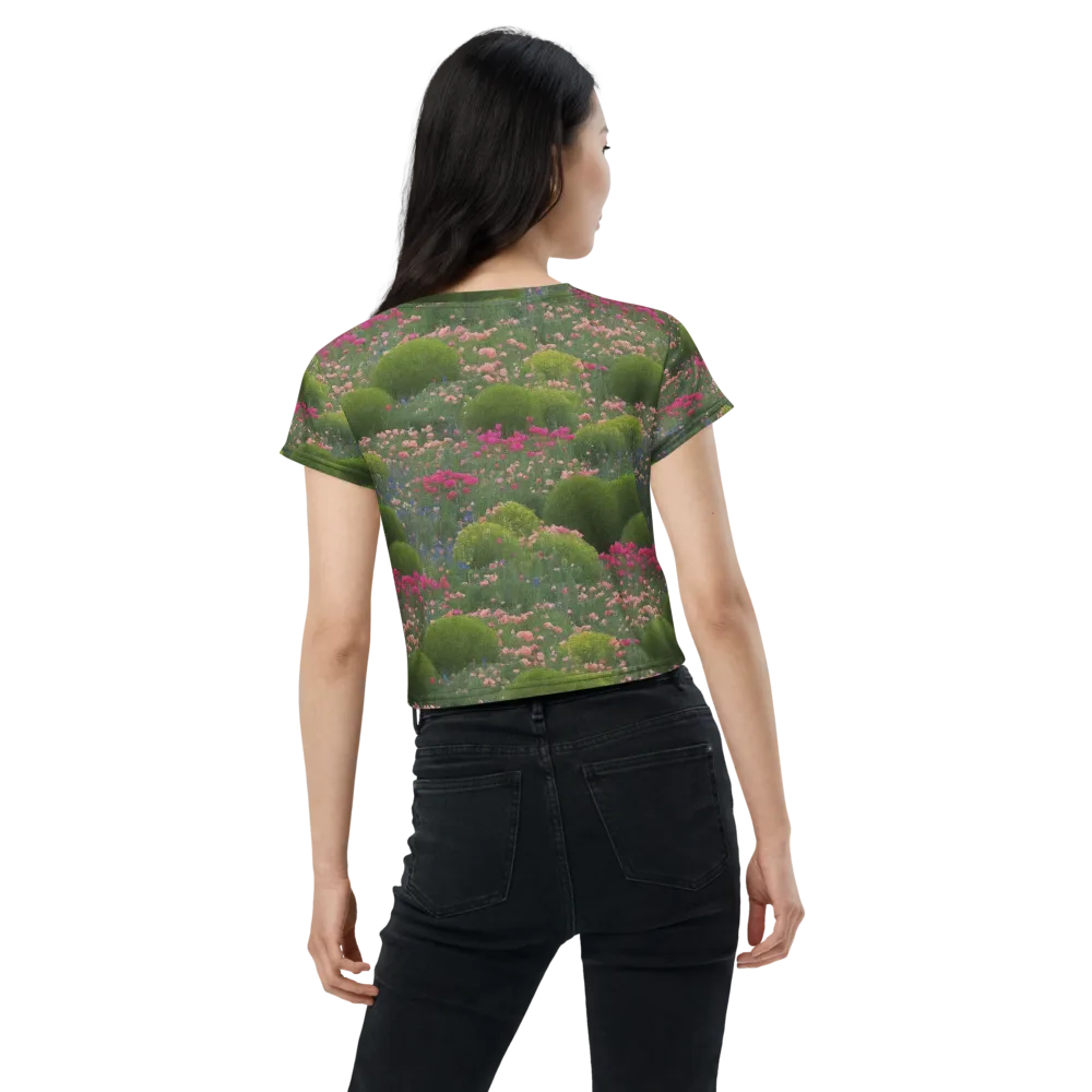 Meadow Mirage on Crop Tee — Back