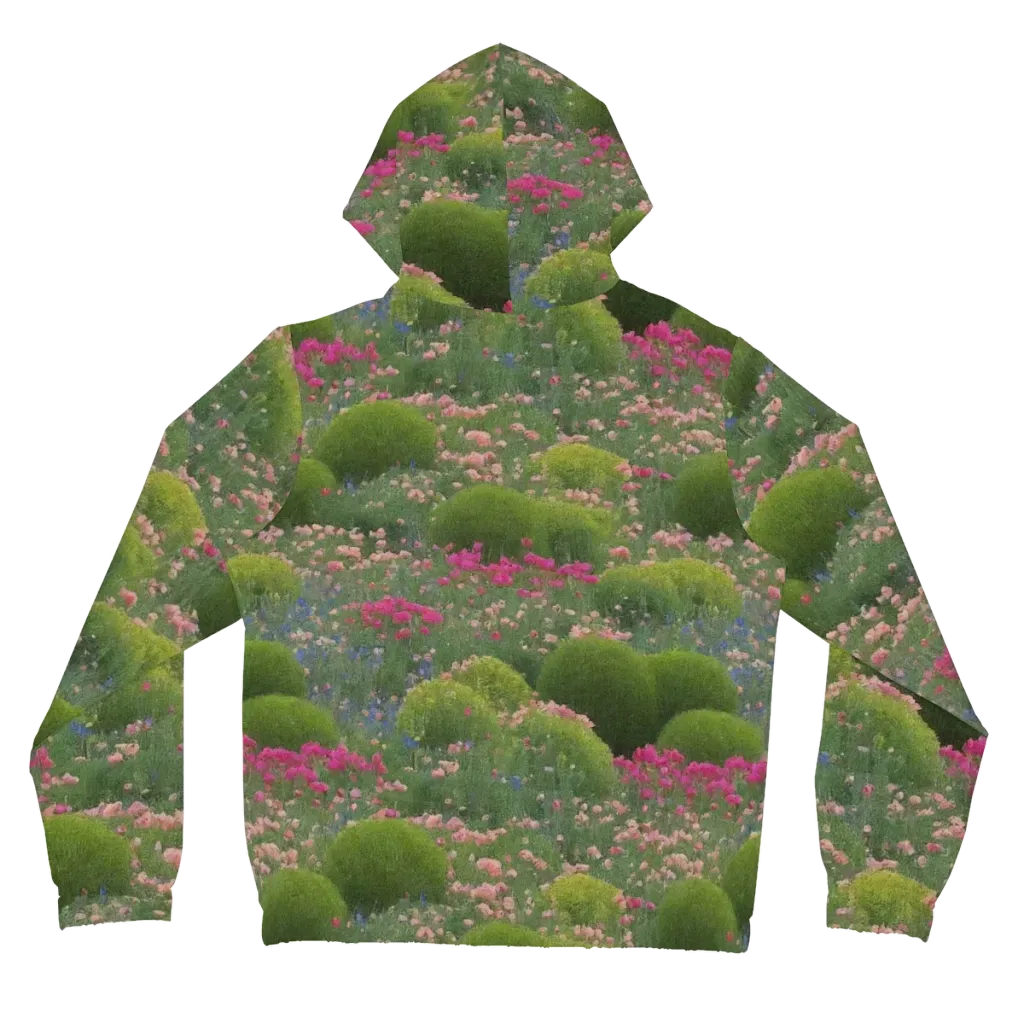 Meadow Mirage on Women's Full-Zip Hoodie — Back
