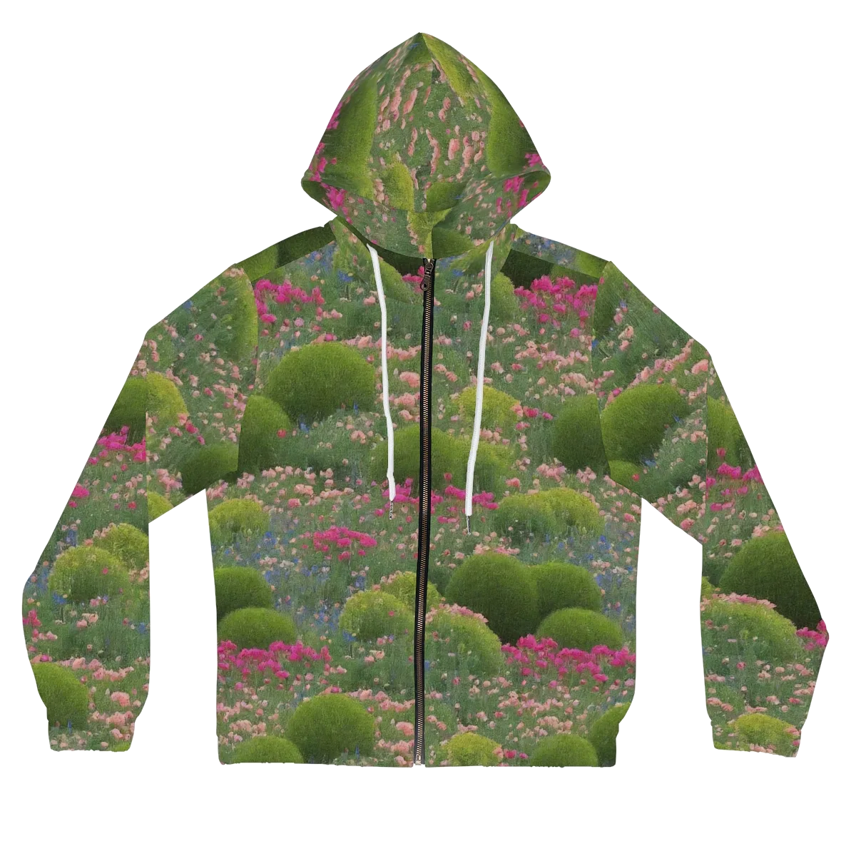 Meadow Mirage on Women's Full-Zip Hoodie — Front