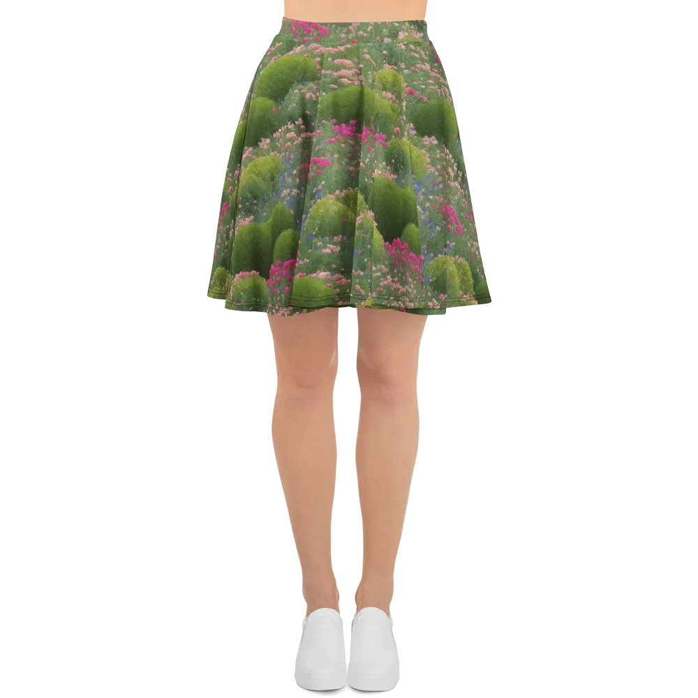 Meadow Mirage on Skater Skirt — Front