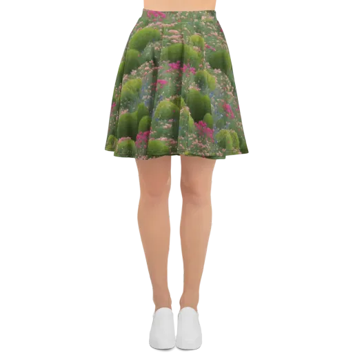 Meadow Mirage on a Skater Skirt
