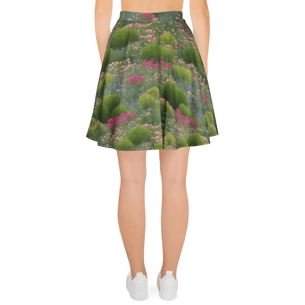 Meadow Mirage on Skater Skirt — Back
