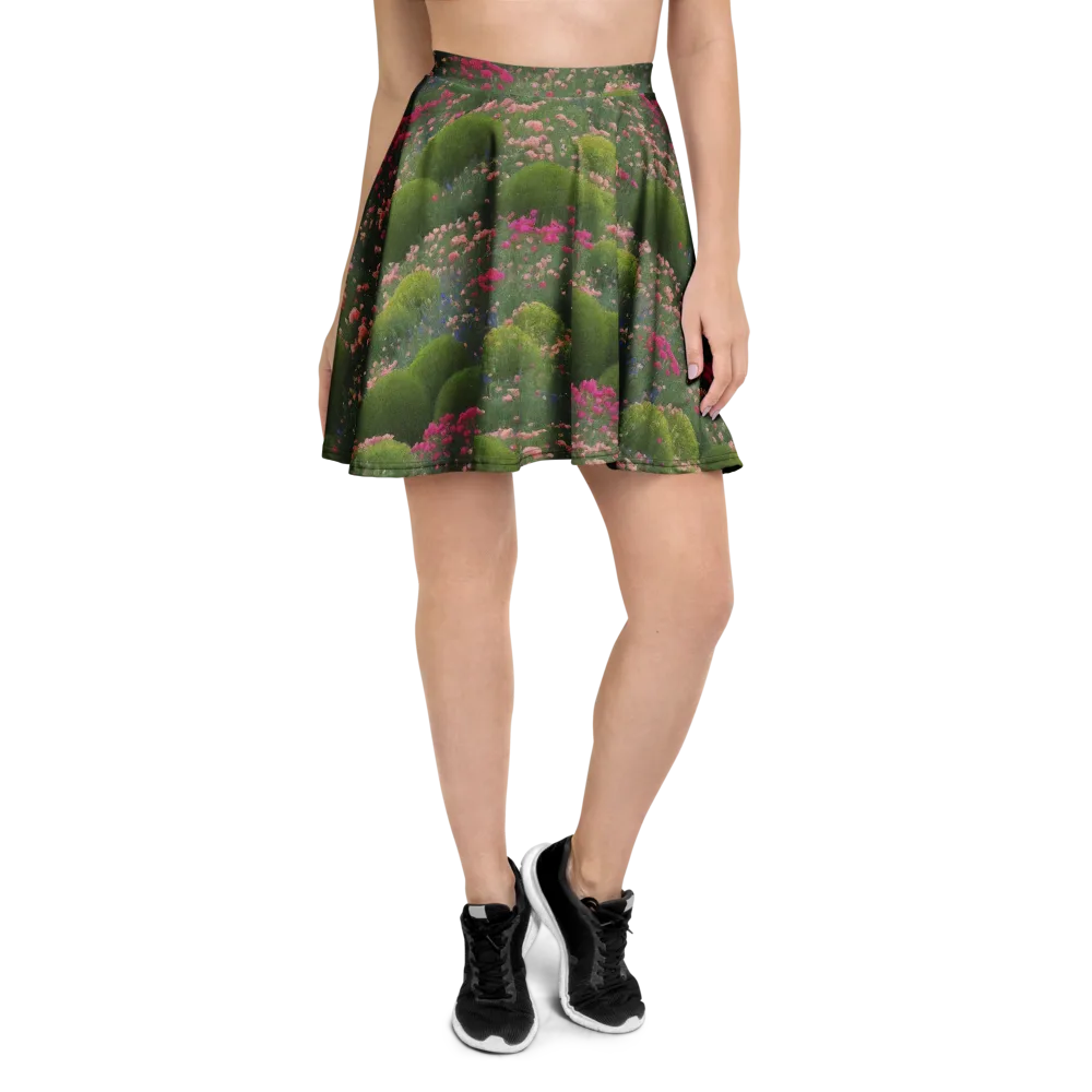 Meadow Mirage on Skater Skirt — Front
