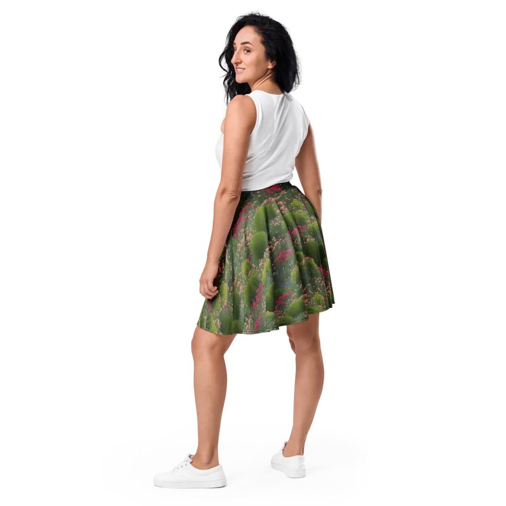 Meadow Mirage on Skater Skirt — Back
