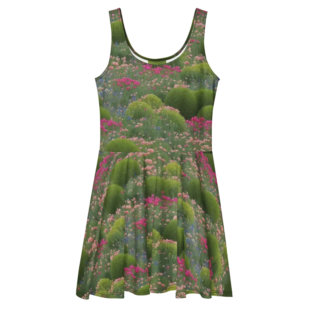 Meadow Mirage on Skater Dress — Front