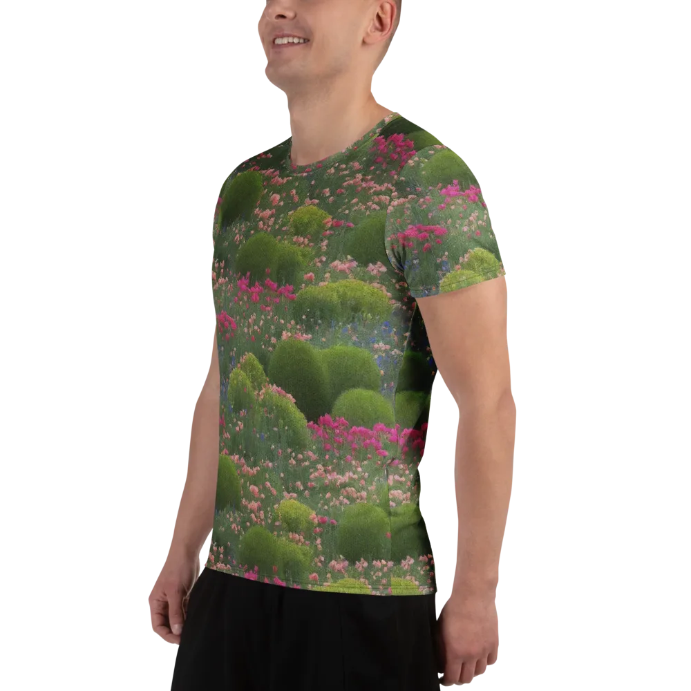 Meadow Mirage on Men's Athletic T-Shirt — Left