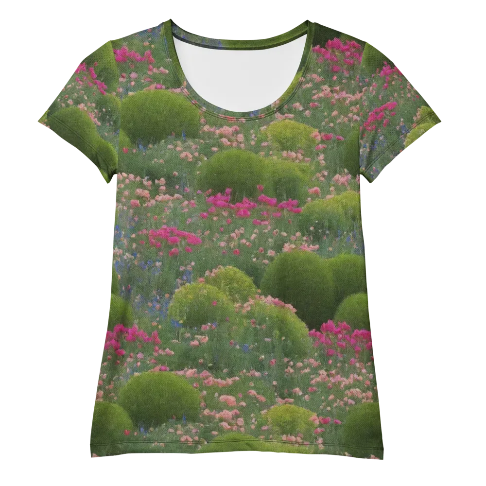 Meadow Mirage on Women's Athletic T-Shirt — Front