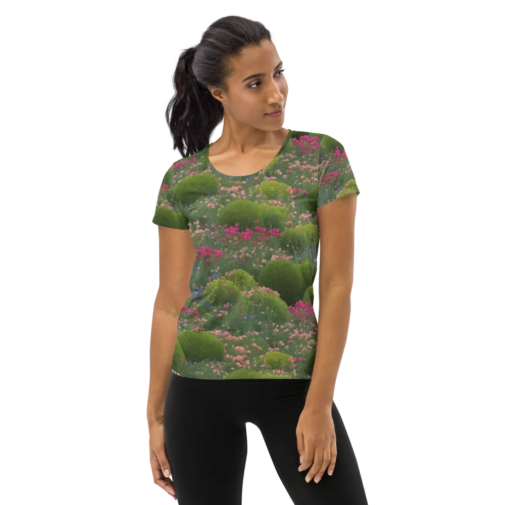 Meadow Mirage on Women's Athletic T-Shirt — Front