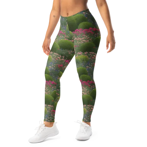 Meadow Mirage on a Leggings