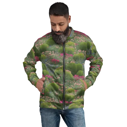 Meadow Mirage on a Bomber Jacket
