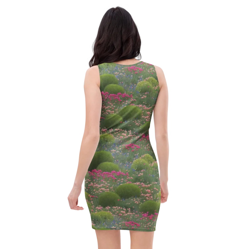 Meadow Mirage on Bodycon Dress — Back
