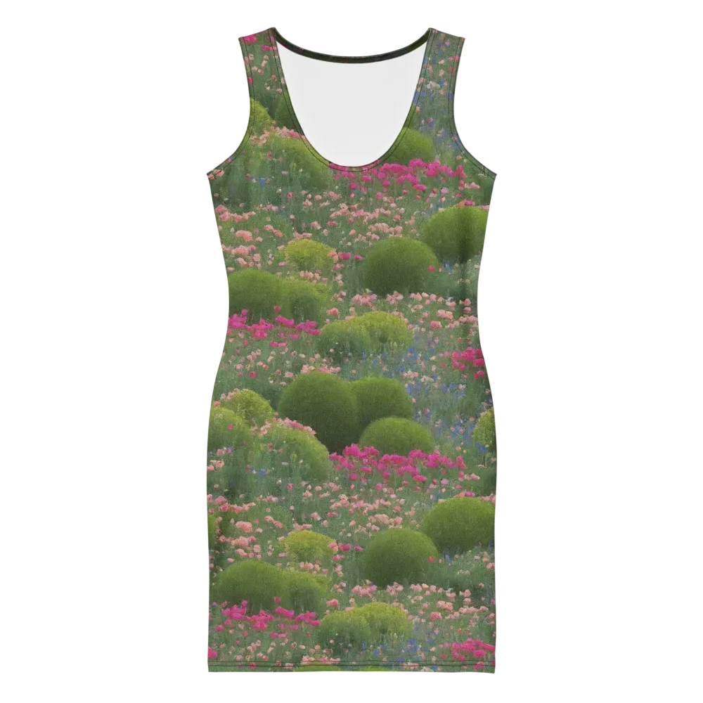 Meadow Mirage on Bodycon Dress — Front