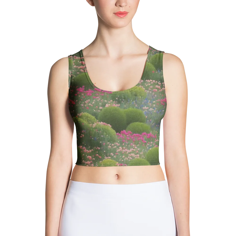 Meadow Mirage on Crop Top — Front