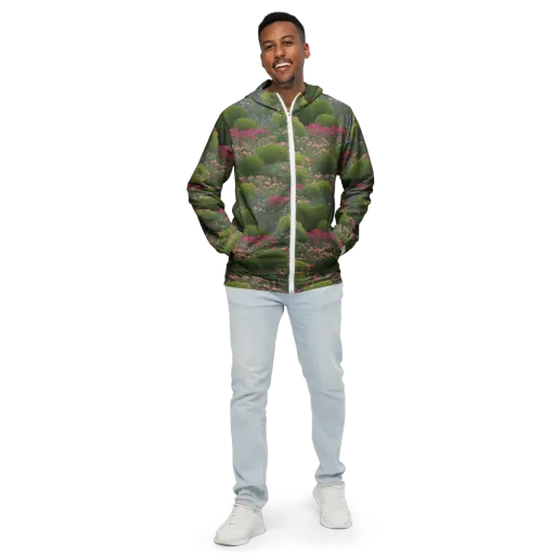Meadow Mirage on a Men's Windbreaker