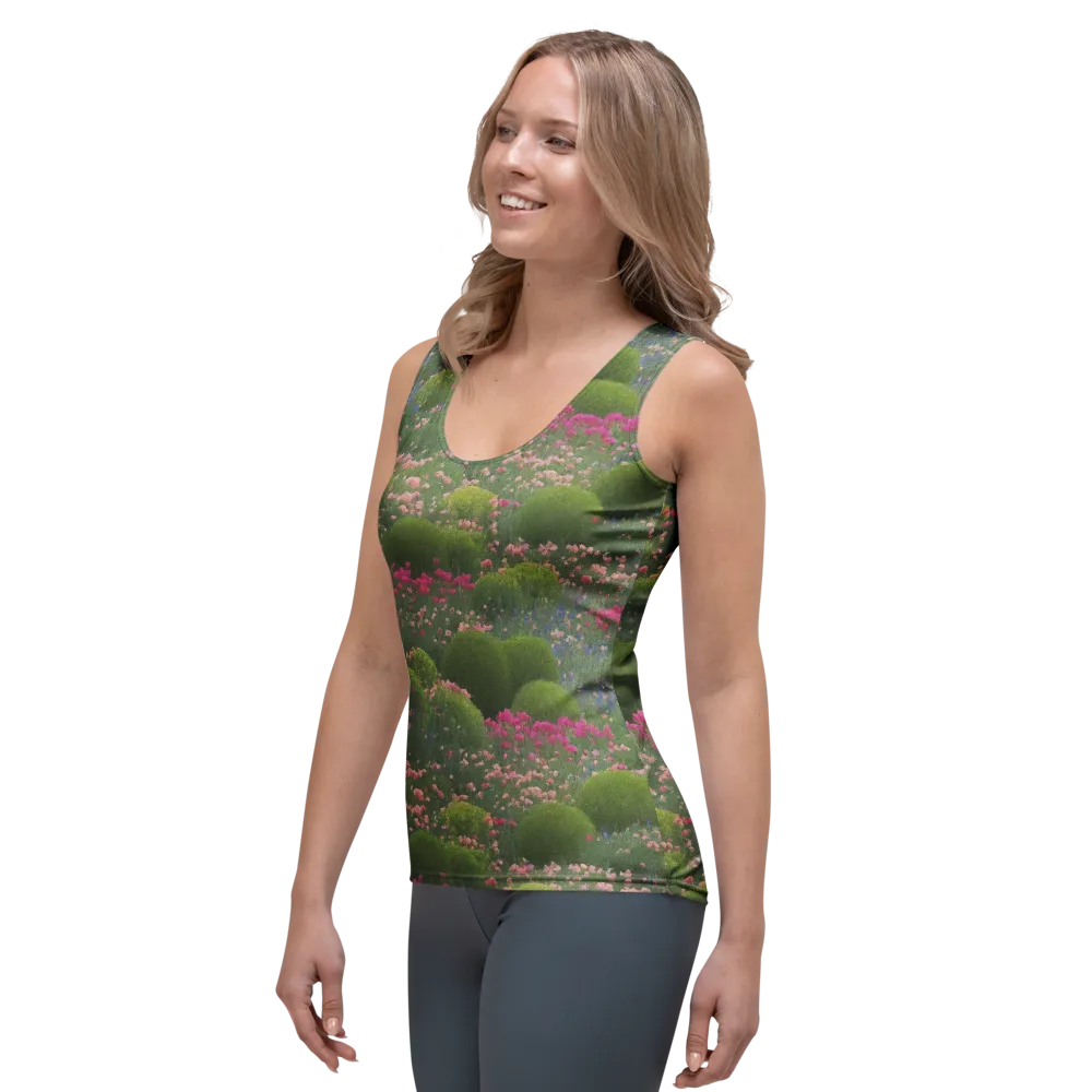 Meadow Mirage on Women's Tank Top — Left Front
