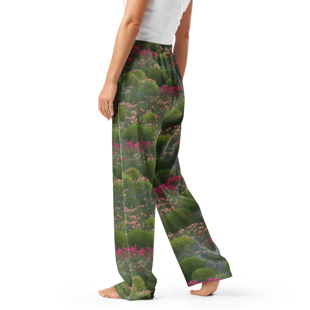 Meadow Mirage on Women's Pajama Pants — Left
