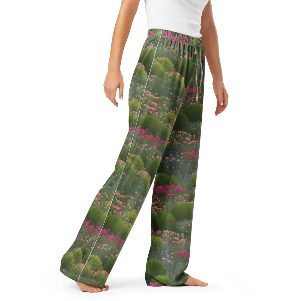 Meadow Mirage on Women's Pajama Pants — Right Front