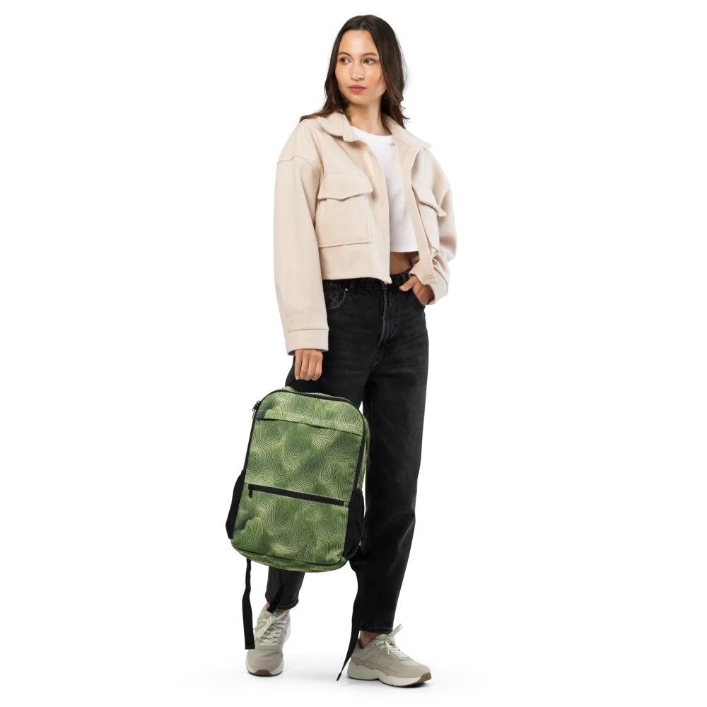 Verdant Contour on Utility Backpack — Front