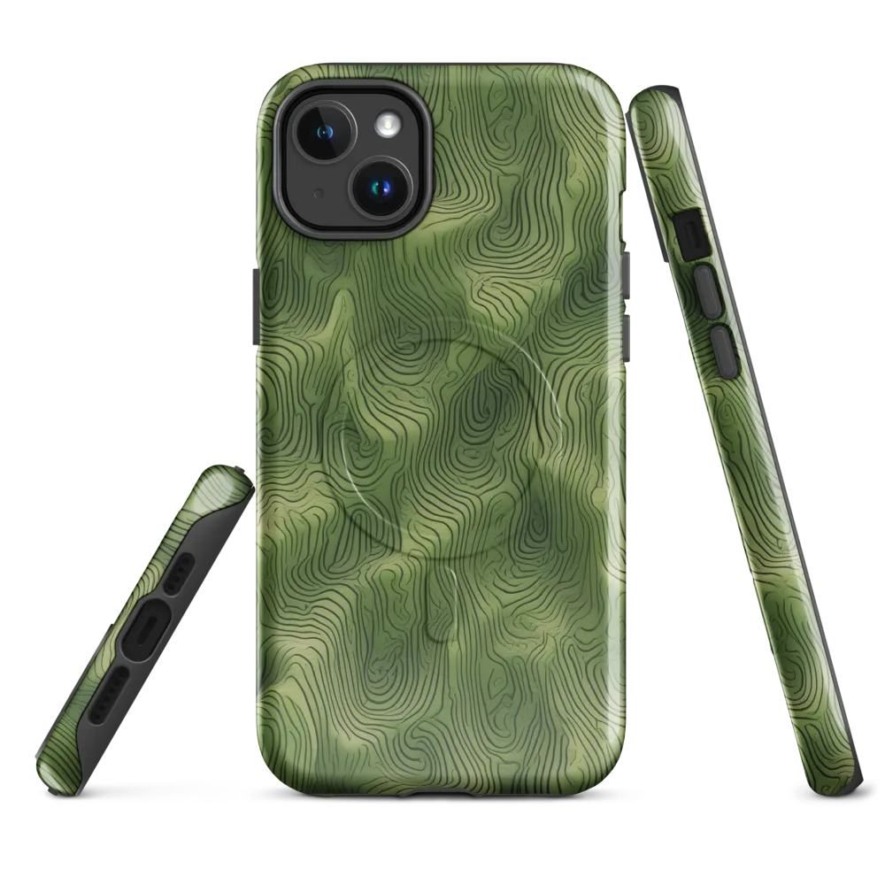 Verdant Contour on MagSafe Tough Case for iPhone® — Front