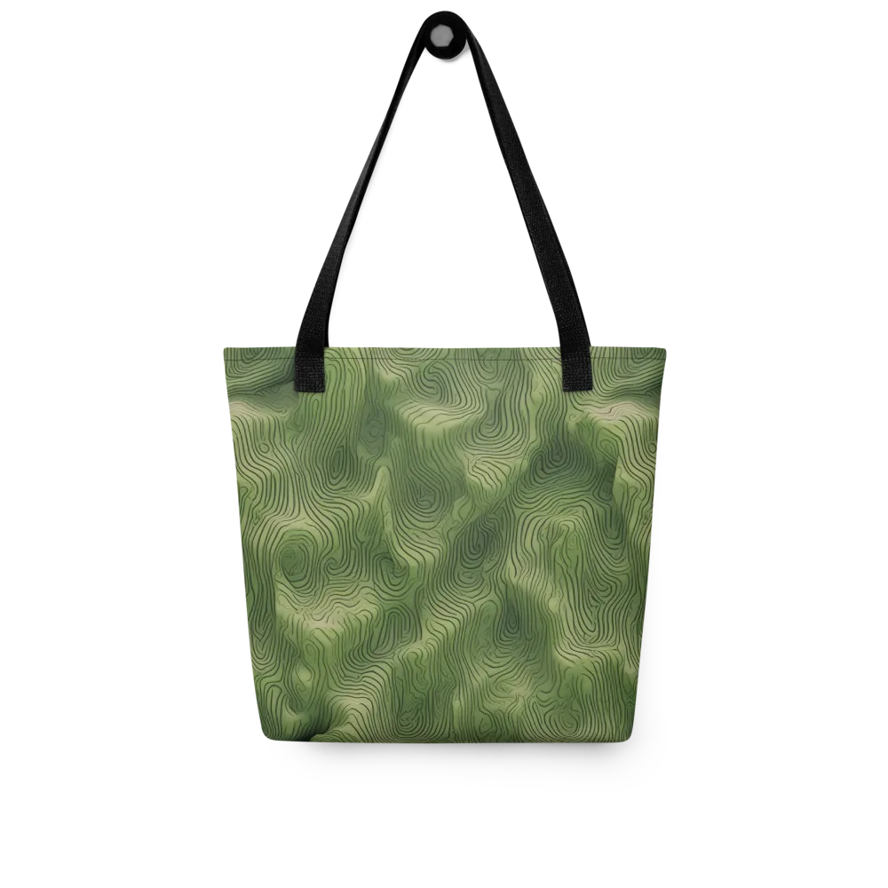 Verdant Contour on Tote Bag — Front