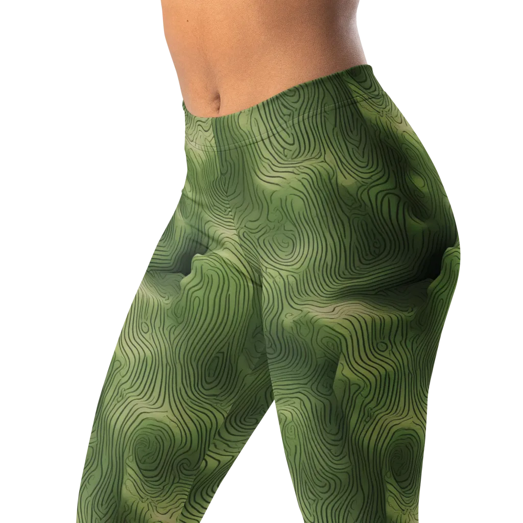 Verdant Contour on Leggings — Left Front