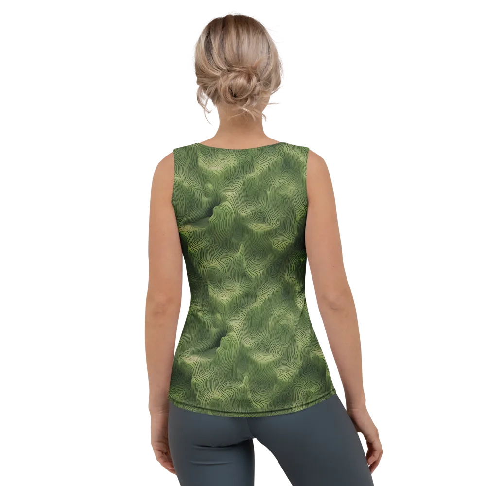 Verdant Contour on Women's Tank Top — Back