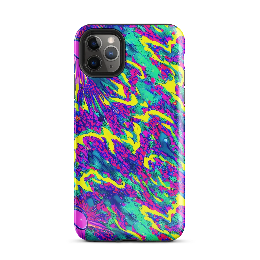Liquid Bloom on Tough Case for iPhone® — Front