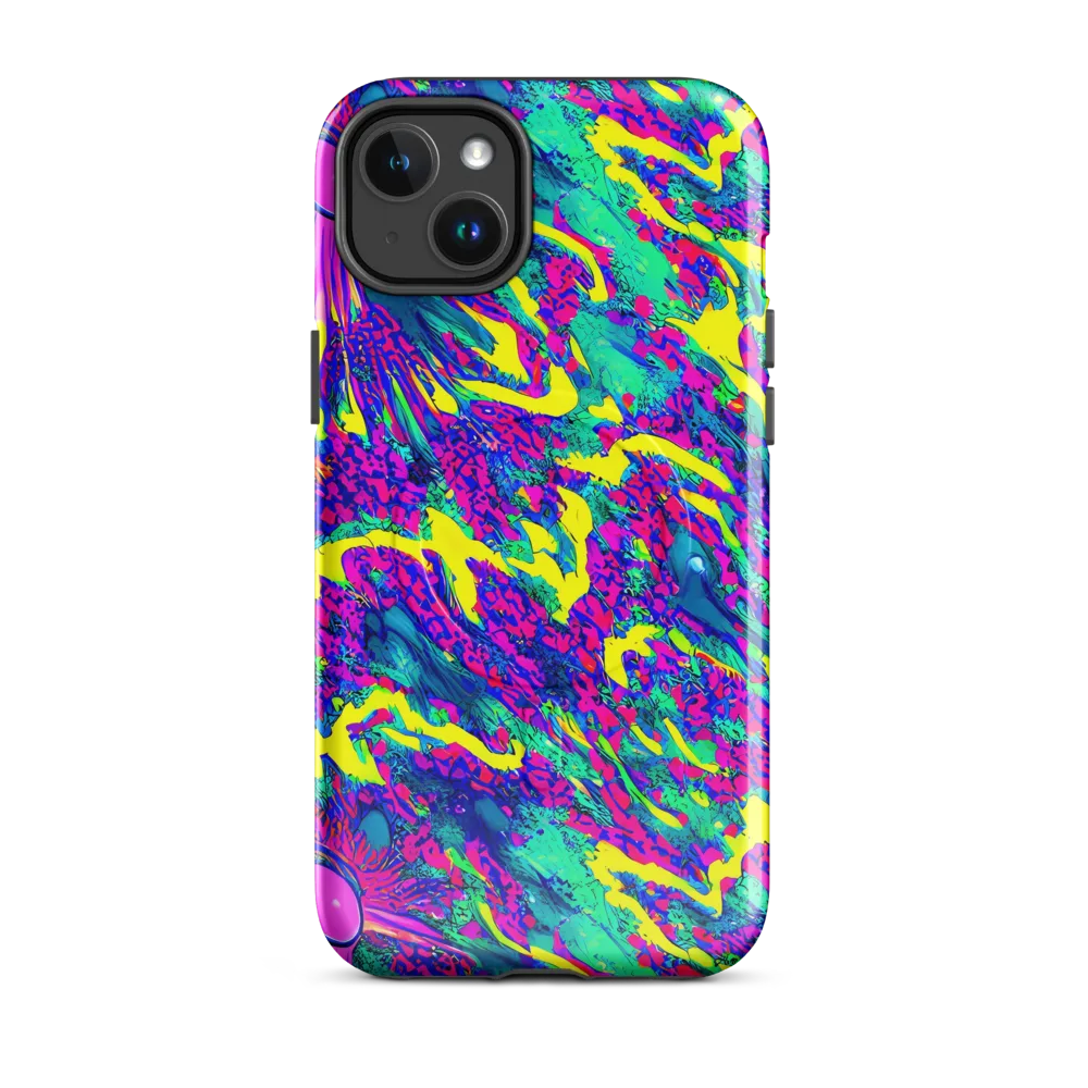 Liquid Bloom on MagSafe Tough Case for iPhone® — Front