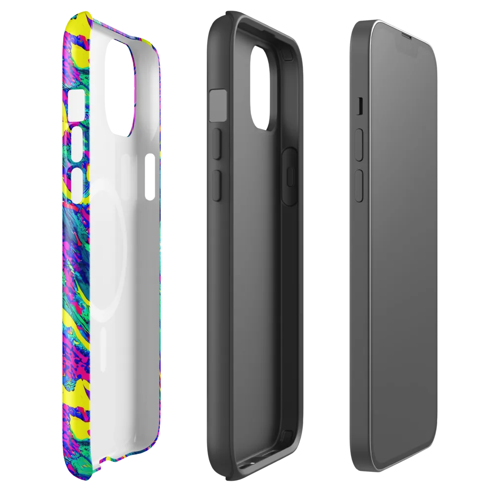 Liquid Bloom on MagSafe Tough Case for iPhone® — Front