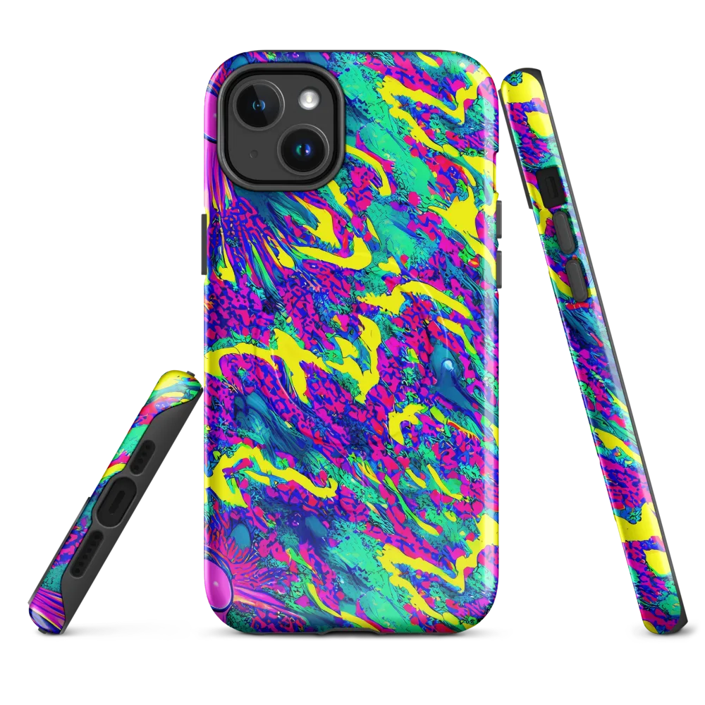 Liquid Bloom on MagSafe Tough Case for iPhone® — Front