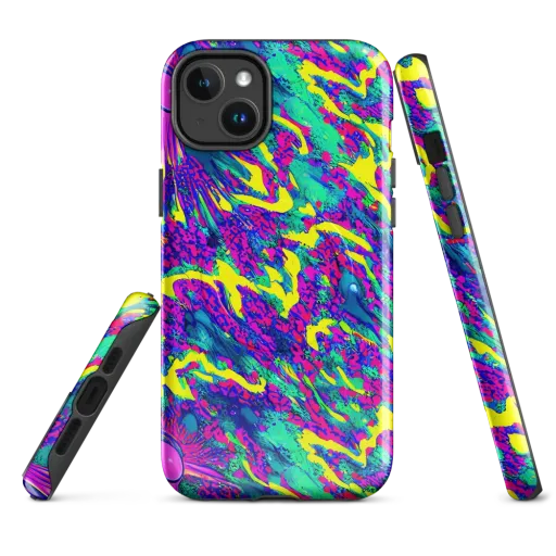 Liquid Bloom on a MagSafe Tough Case for iPhone®
